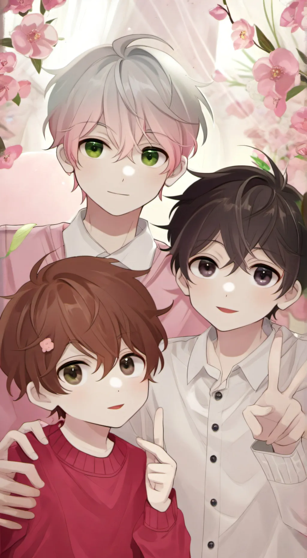 ai character: Alex, Luke, Damien background