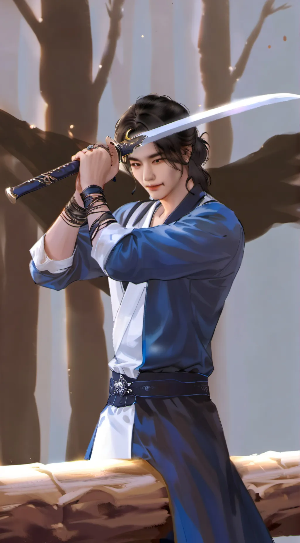 ai character: hyunjin background