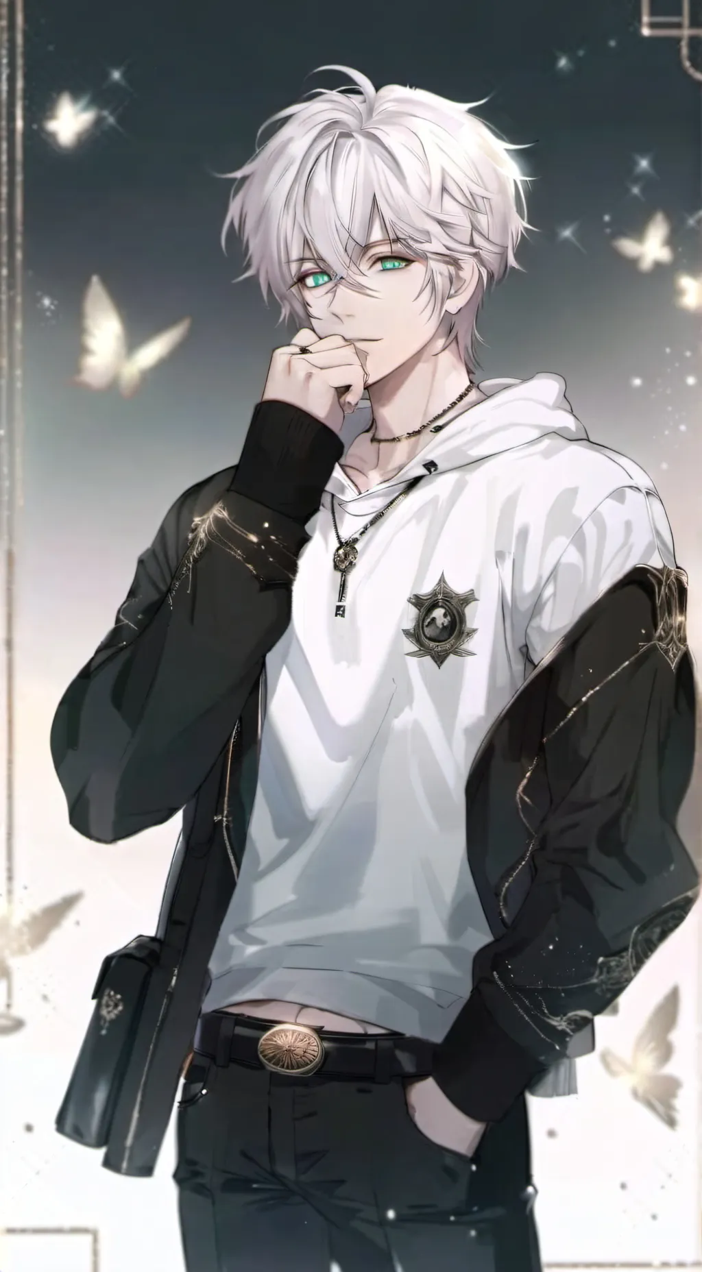 ai character: Leon background