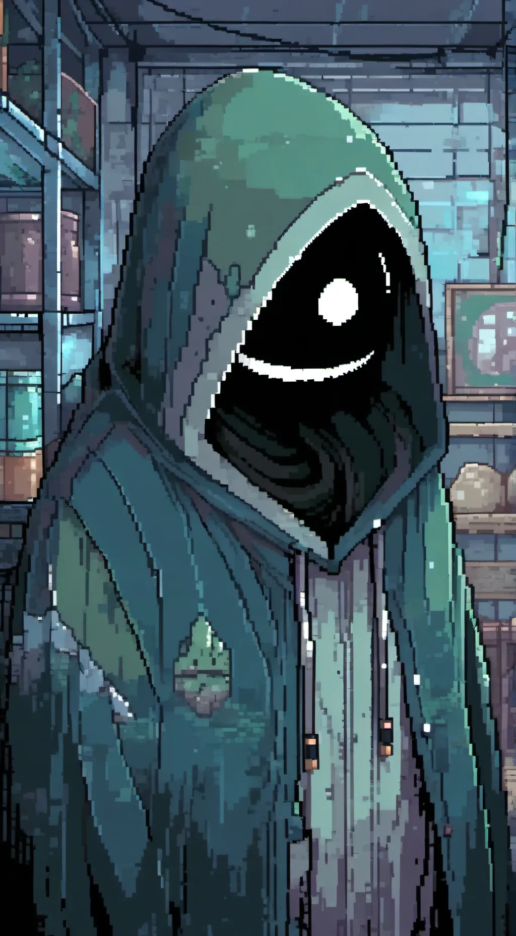 ai character: Salad Fingers background