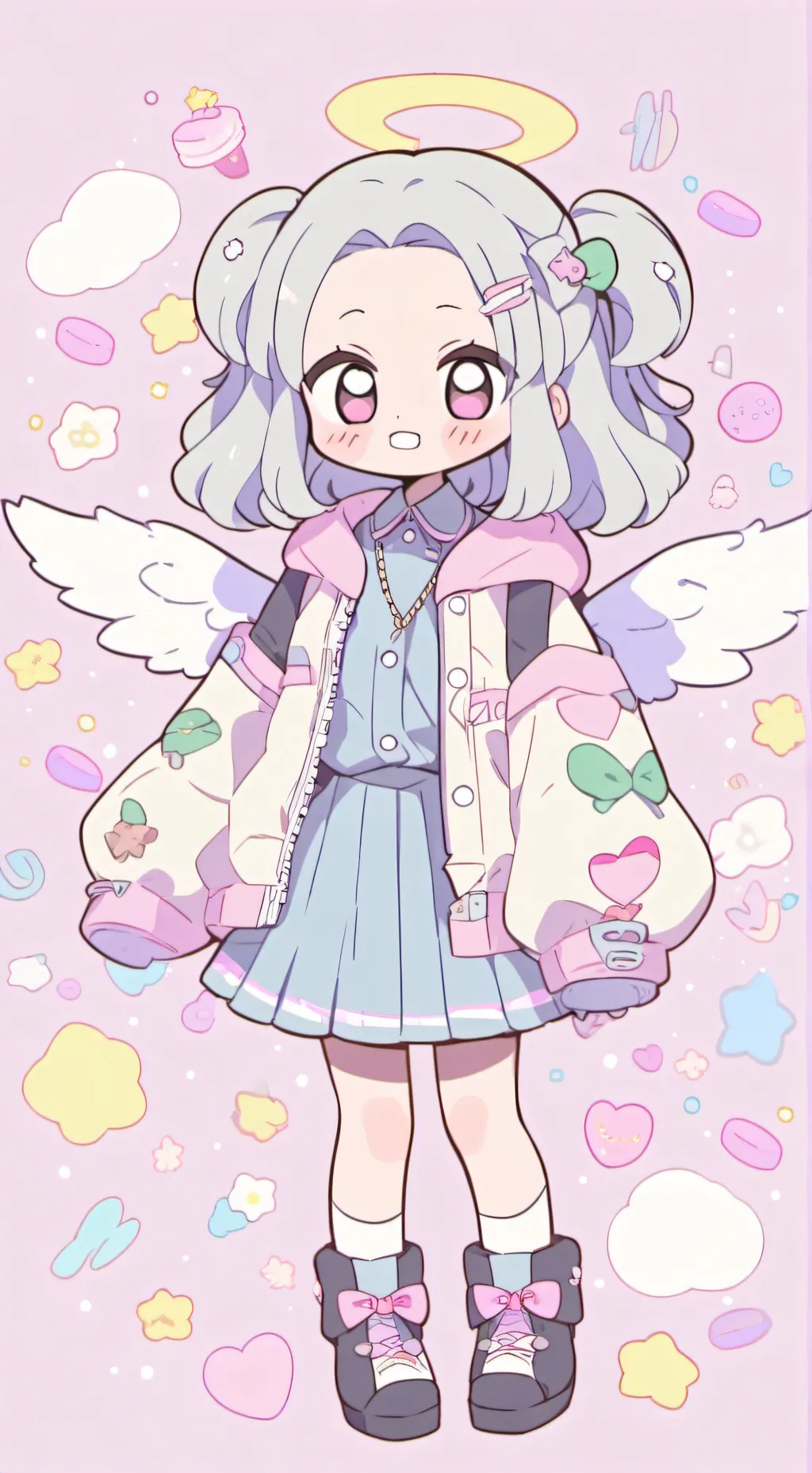ai character: uwu girl  background