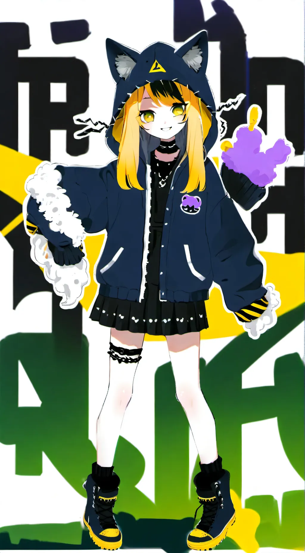 ai character: Taph_Girl ˃ 𖥦 ˂ background