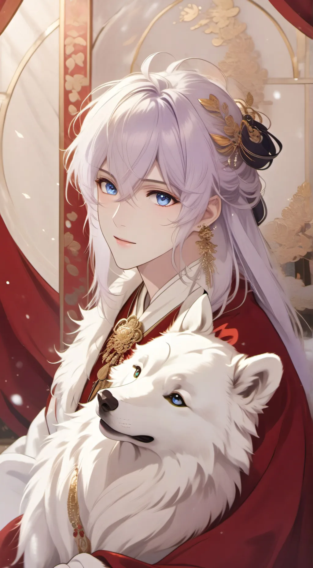 ai character: Ruby❄️ background