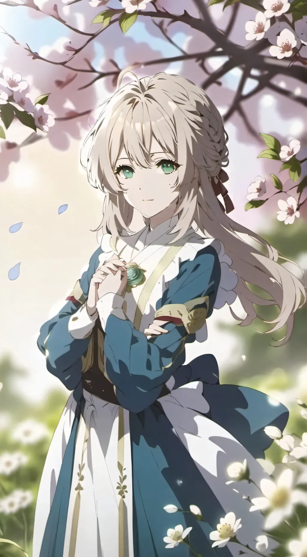 ai character: La mano background