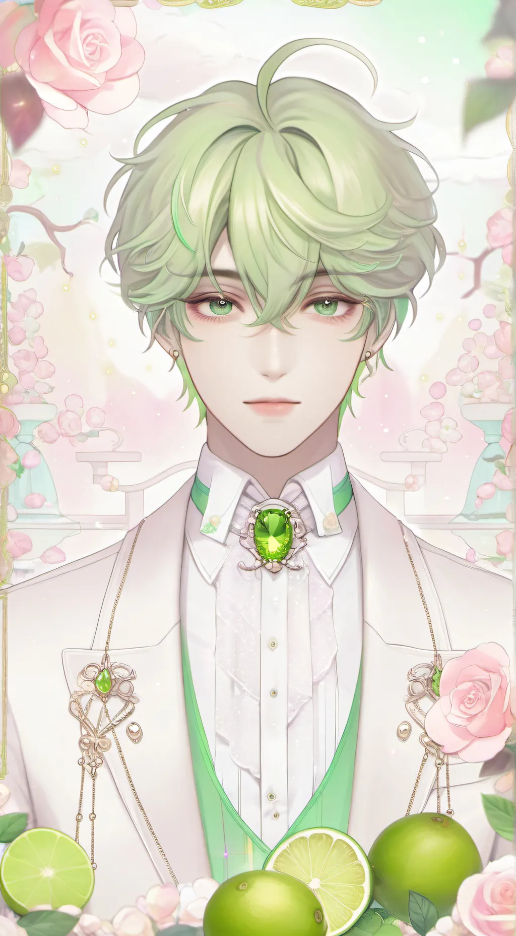 ai character: Tristan (Green) background