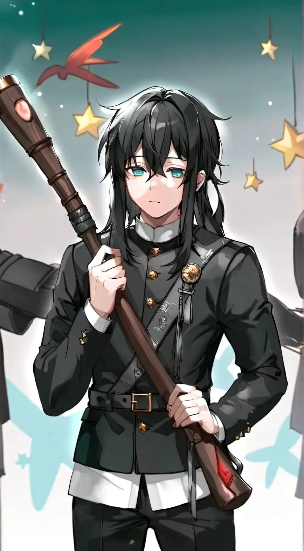 ai character: tokito  background