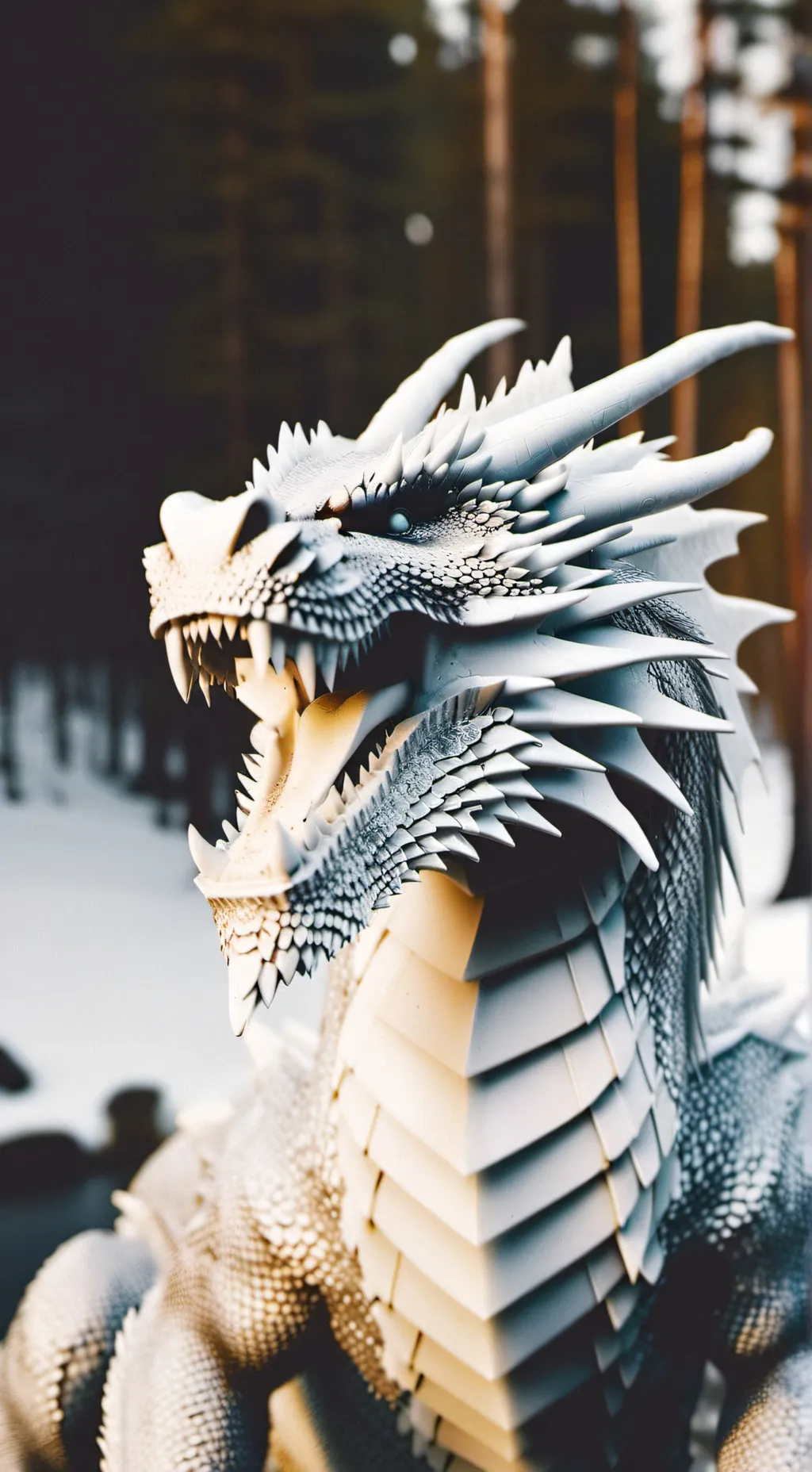 ai character: giant dragon  background