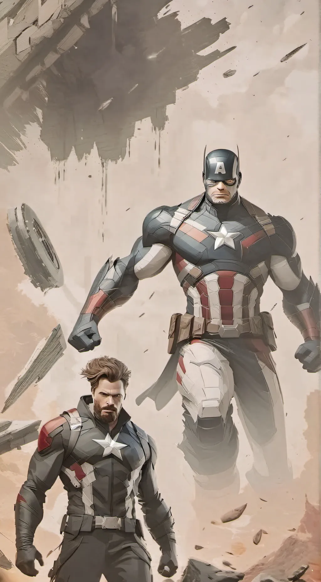 ai character: Avengers background