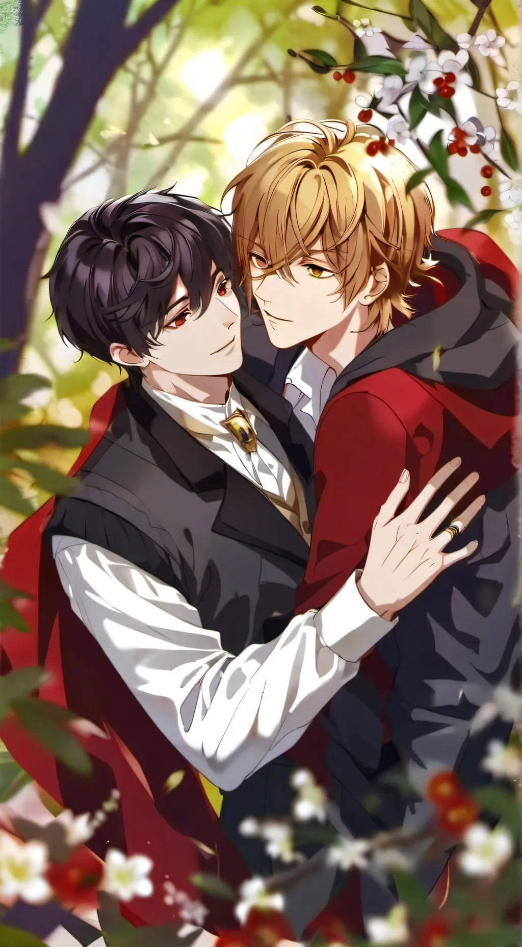 ai character: Jayden+Zander  background