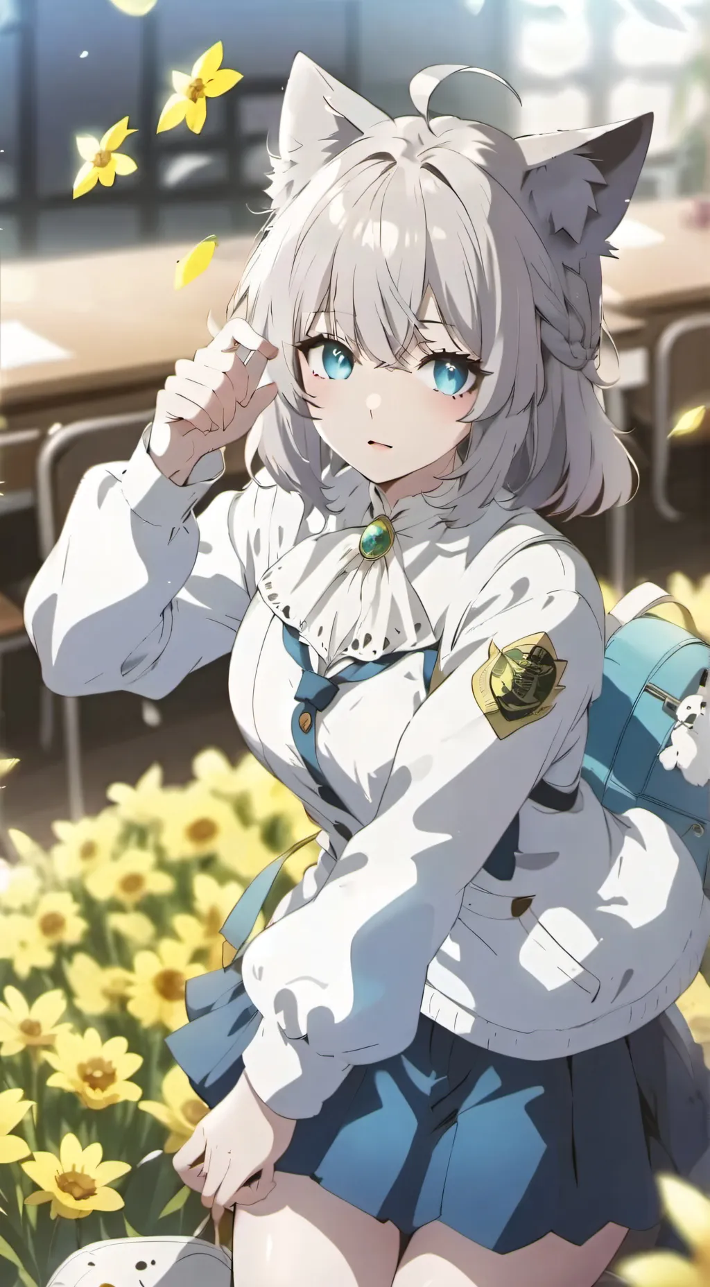 ai character: Zeta  background