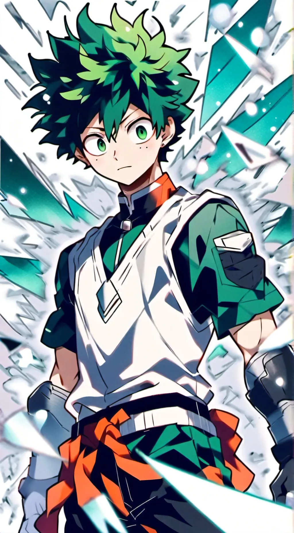 ai character: Izuku!!<3 background