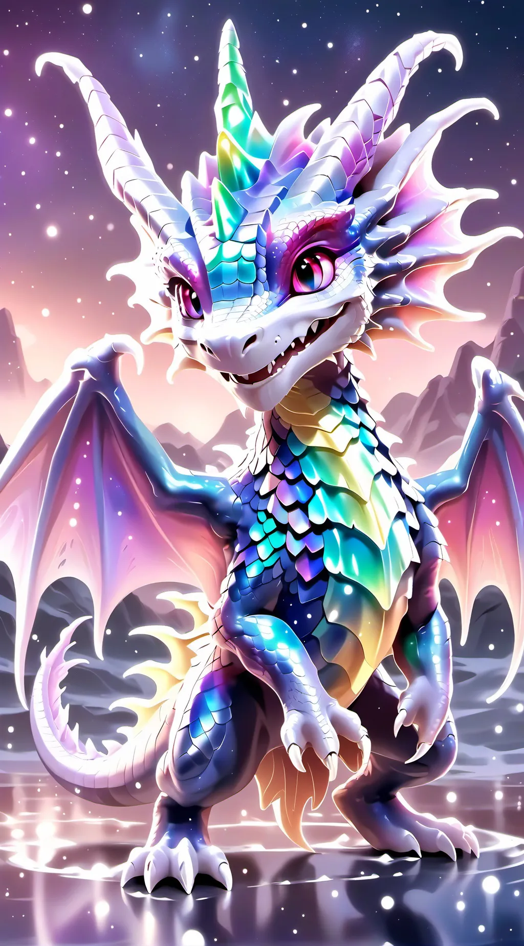 ai character: Dragon  background