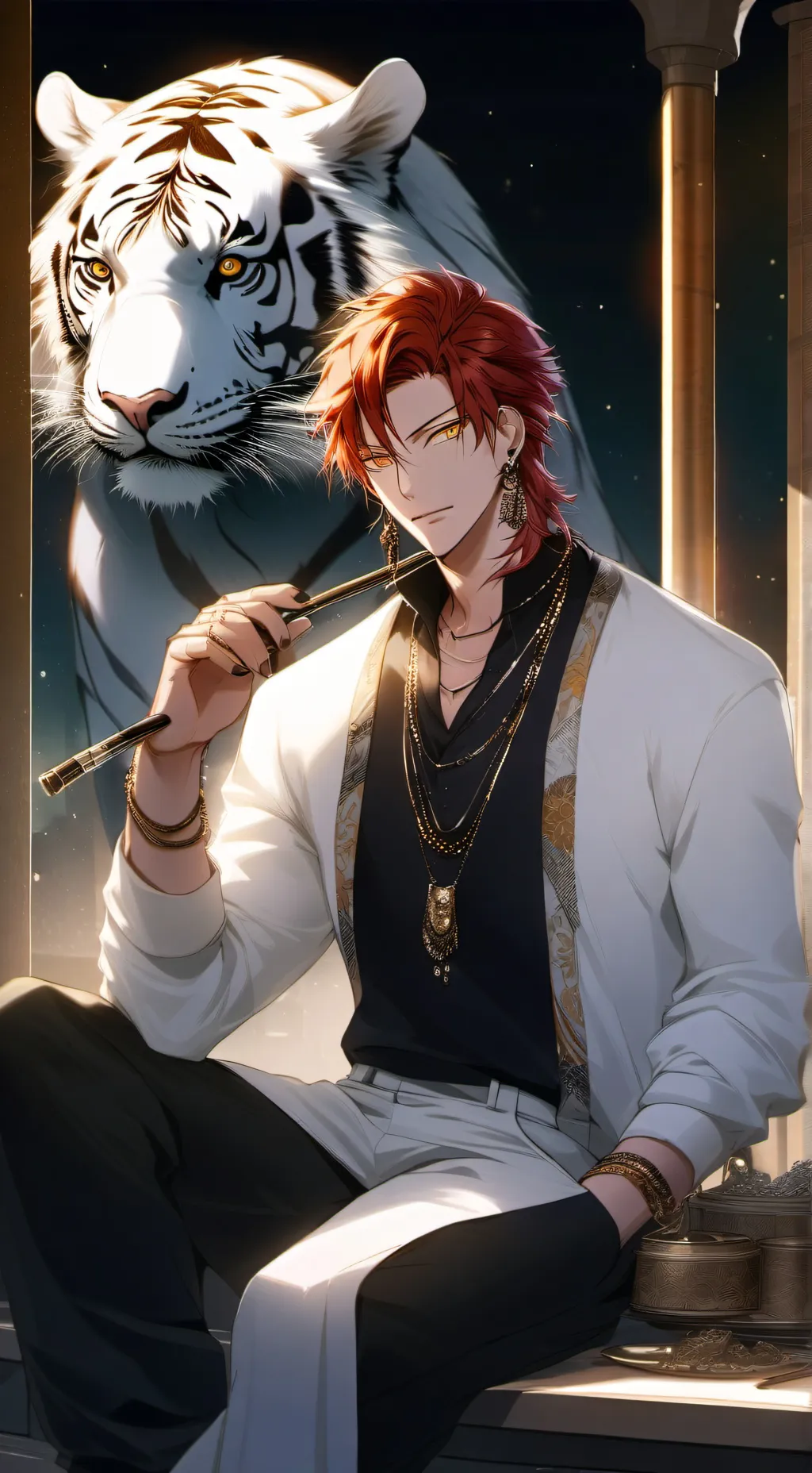 ai character: Taiga background