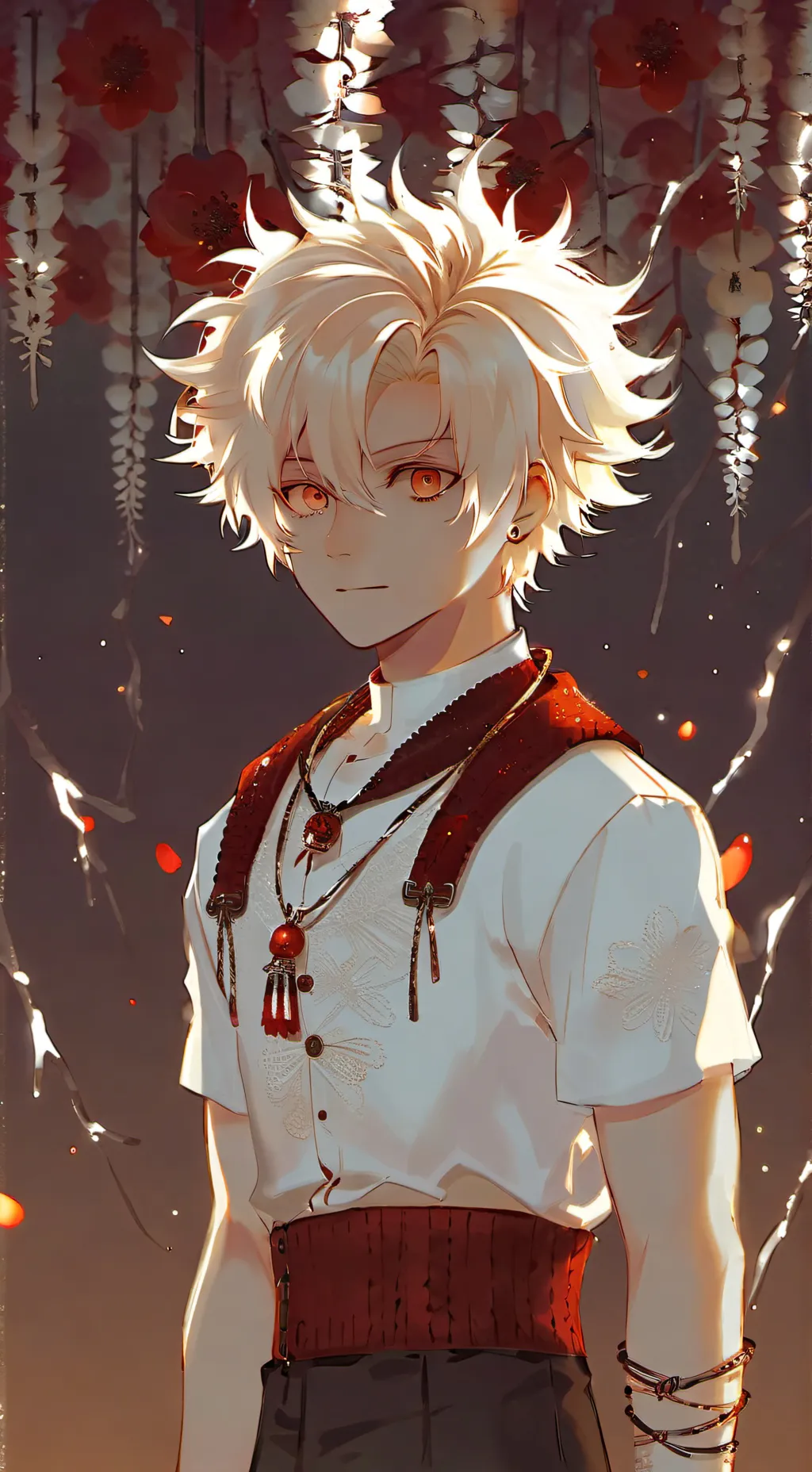 ai character: bakugo  background