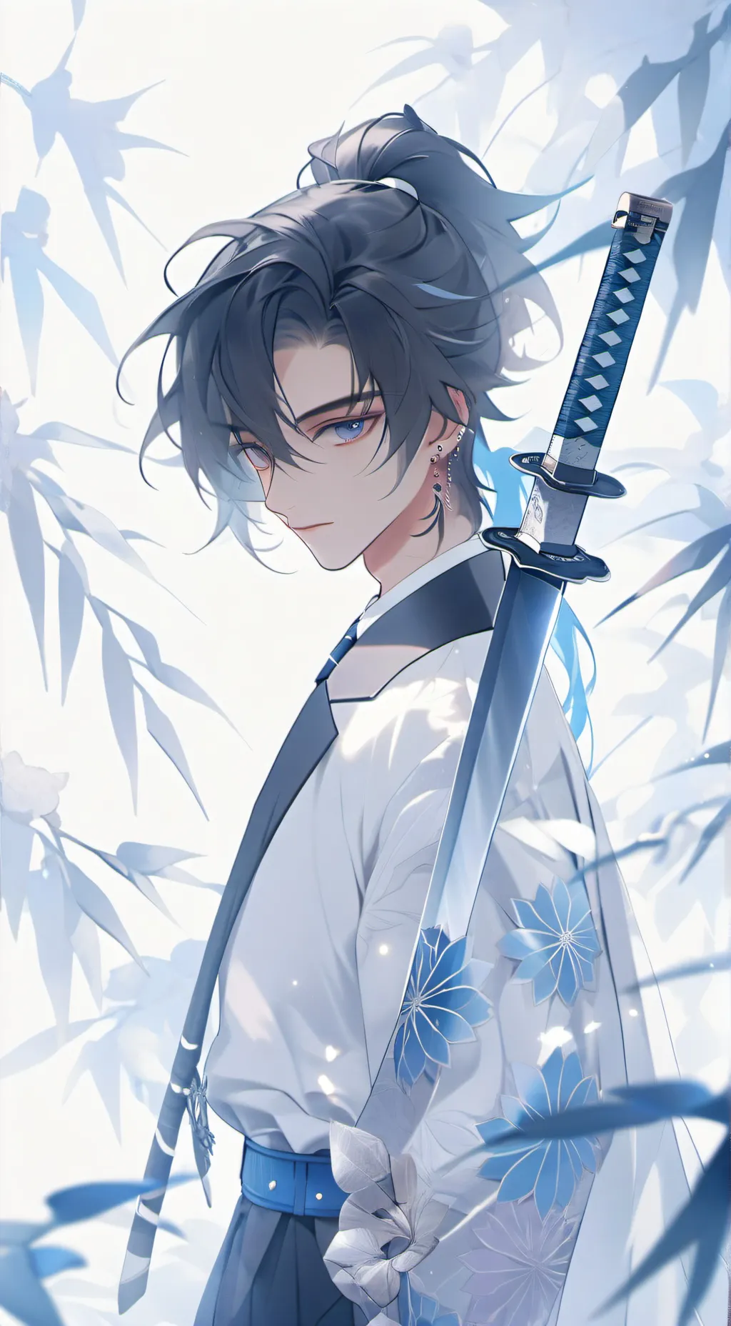 ai character: Tokito muichiro background