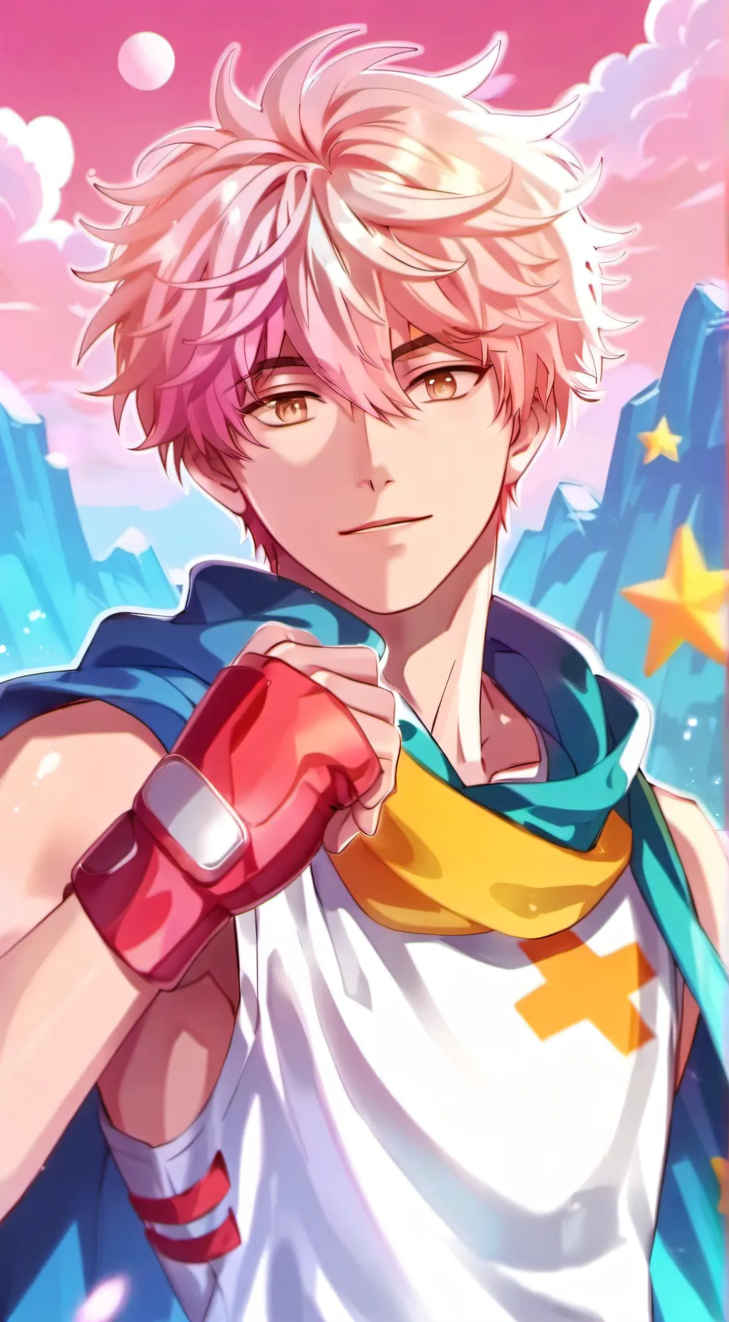 ai character: Bamby (from plave) background