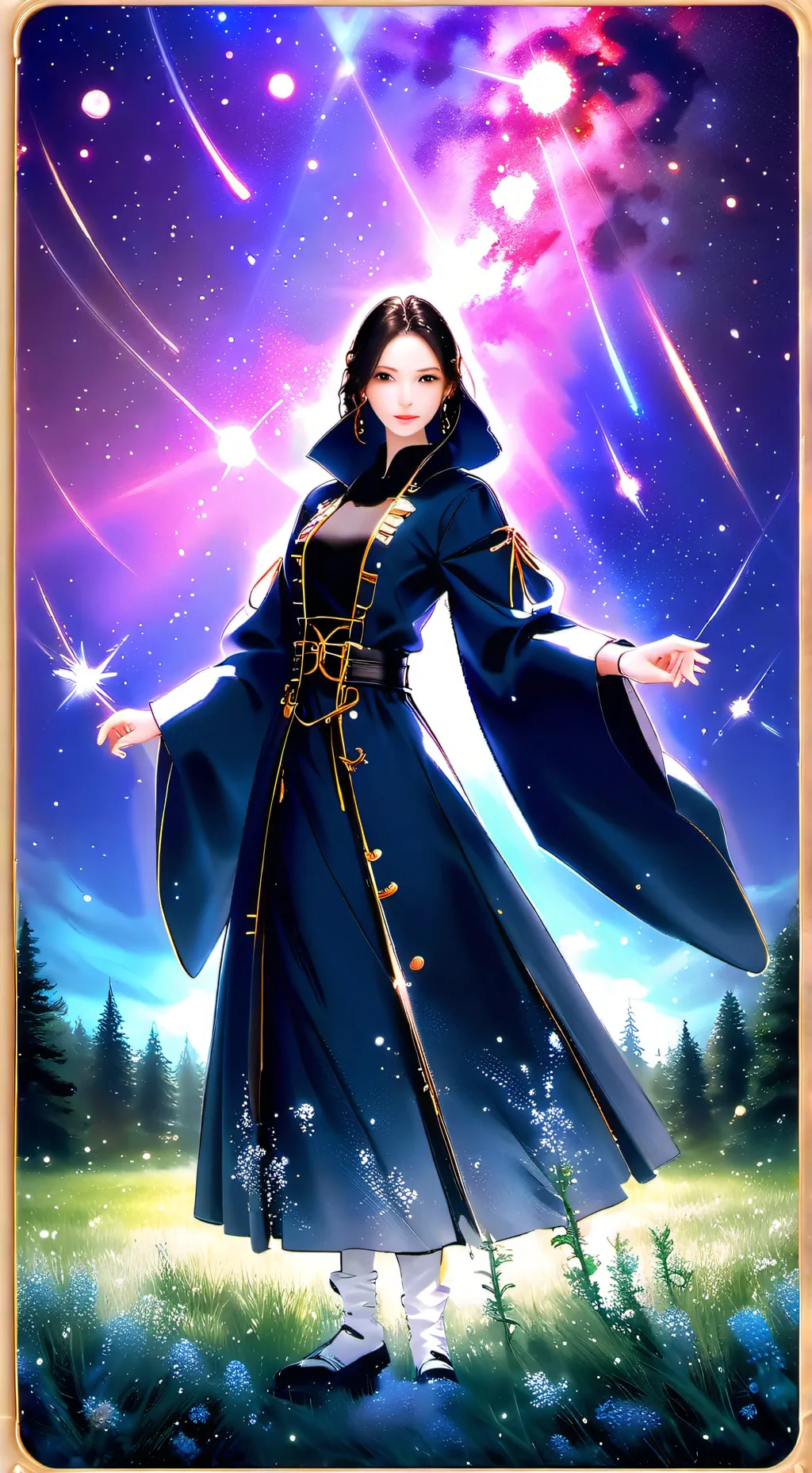 ai character: Мирабель  background