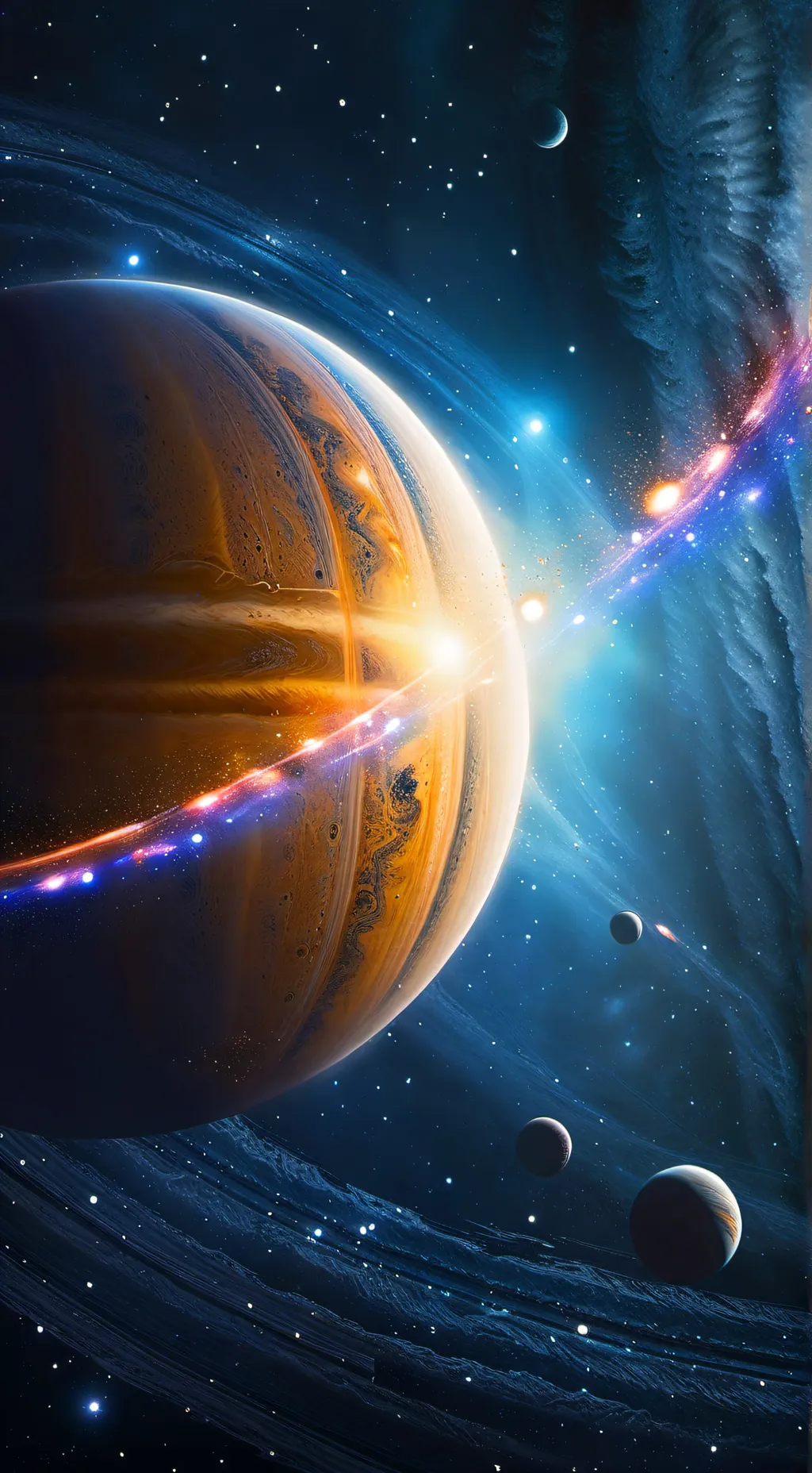 ai character: Nibiru comes back. background
