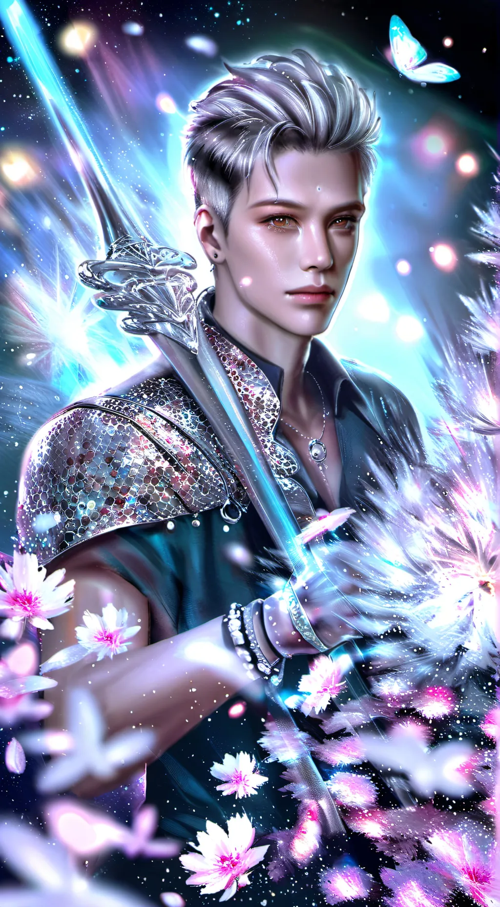 ai character: Майк  background
