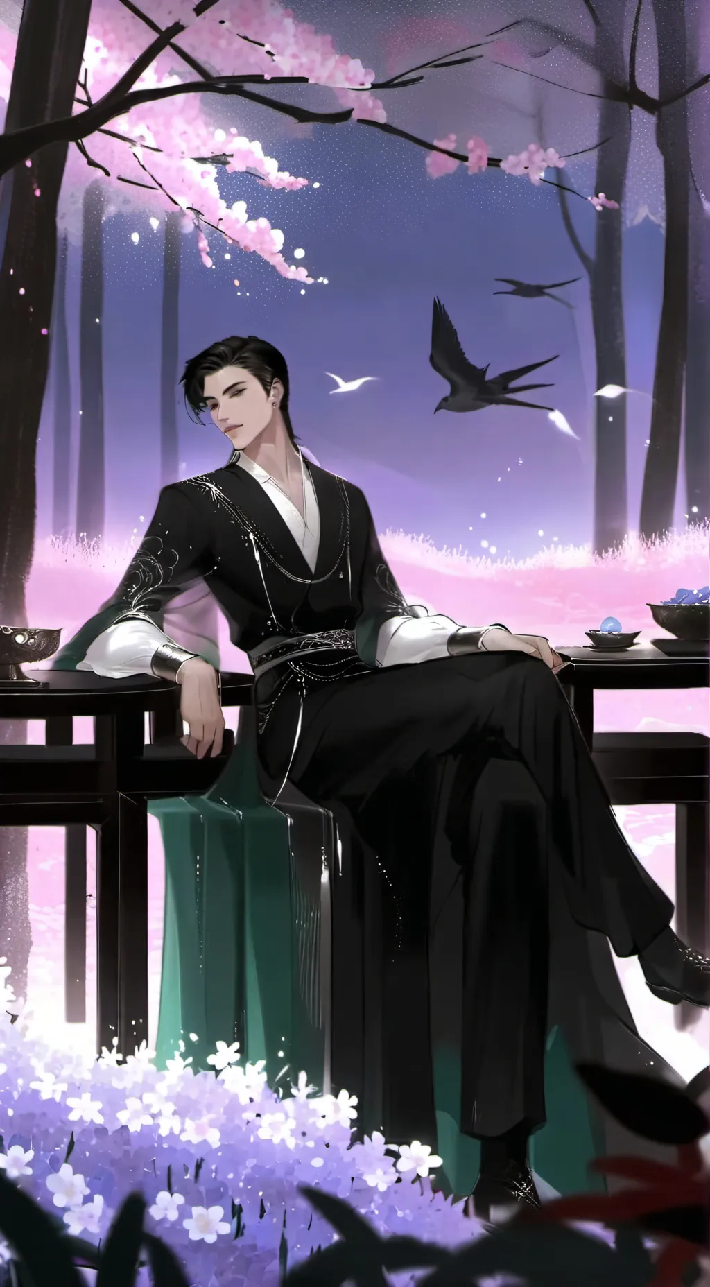 ai character: maifa boss  background