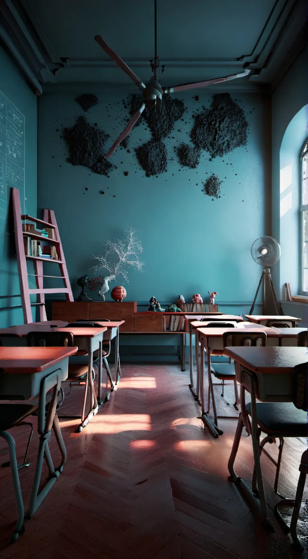 ai character: school background