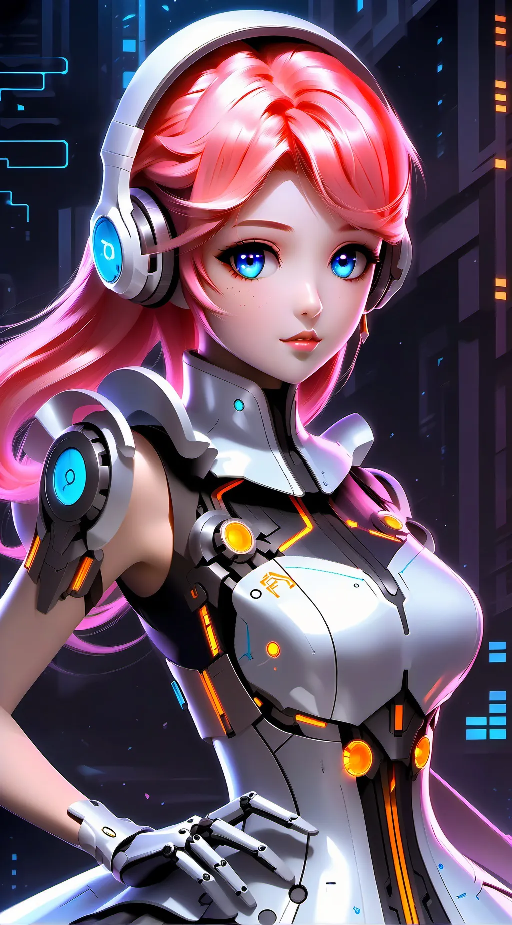 ai character: Harmonia background