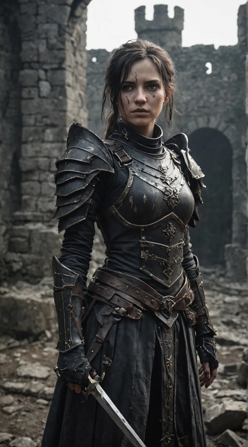 ai character: Guerreira  background