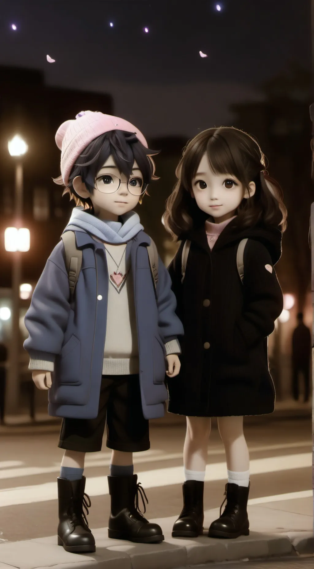 ai character: mha x kny background