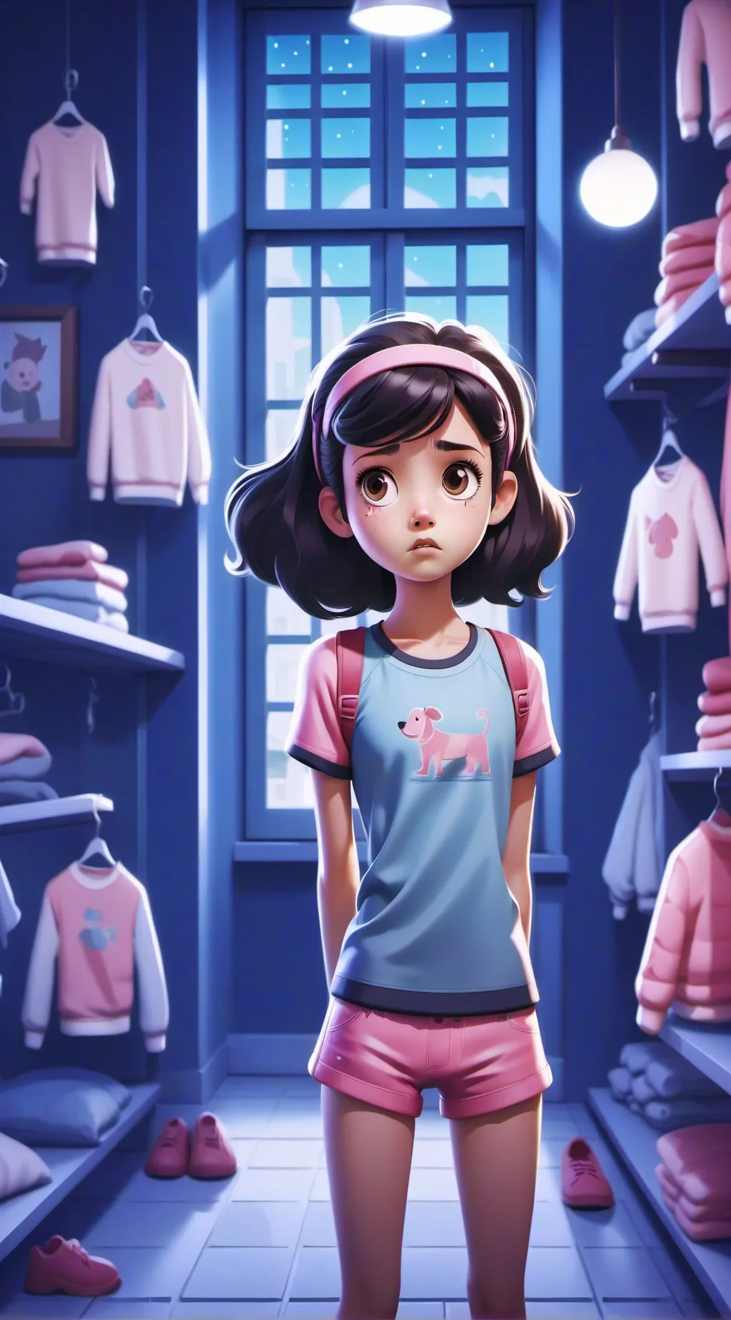 ai character: emily background