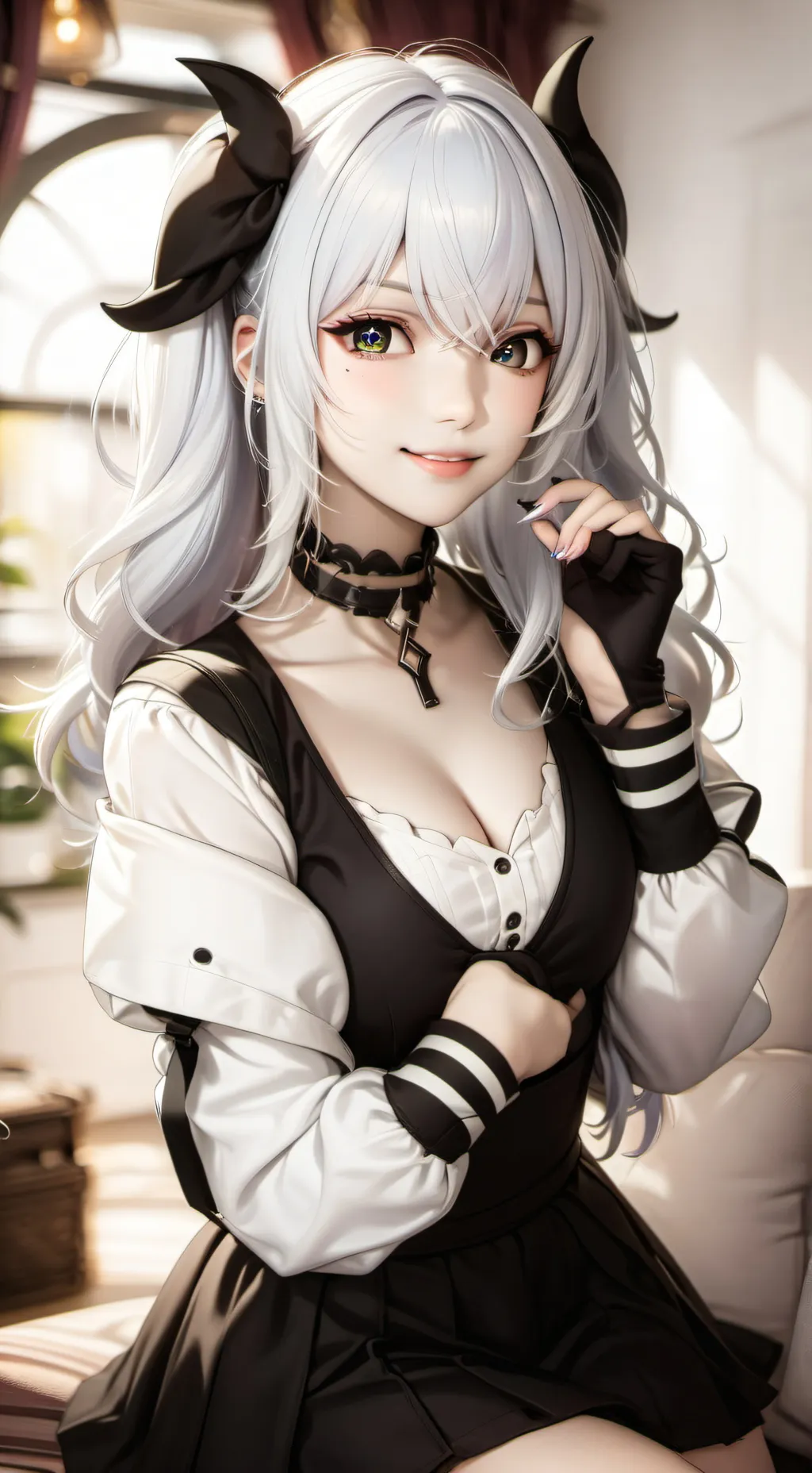ai character: Luna Starfire background