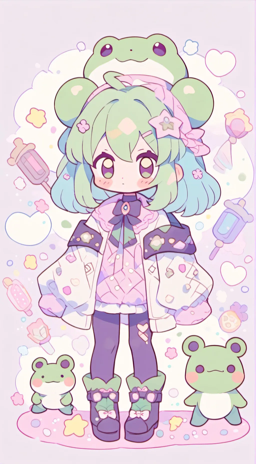 ai character: Tsuyu x you background