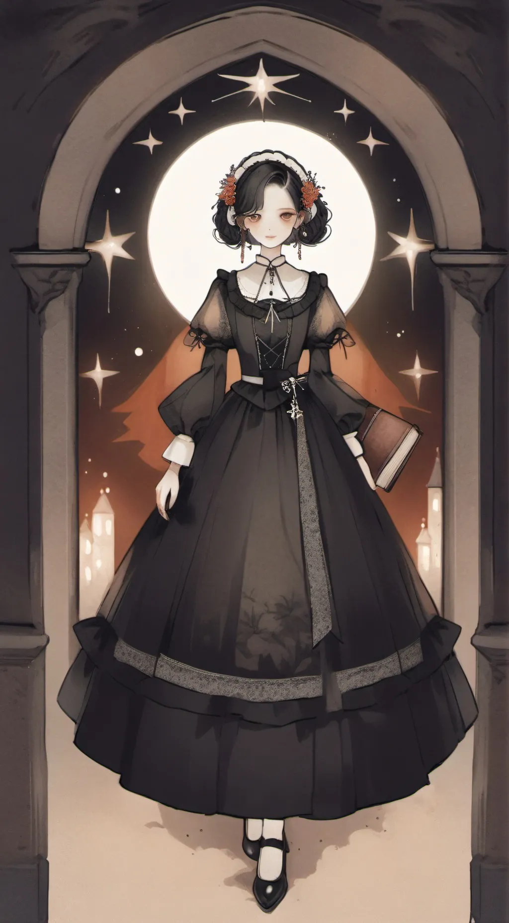 ai character: mha Lily! background