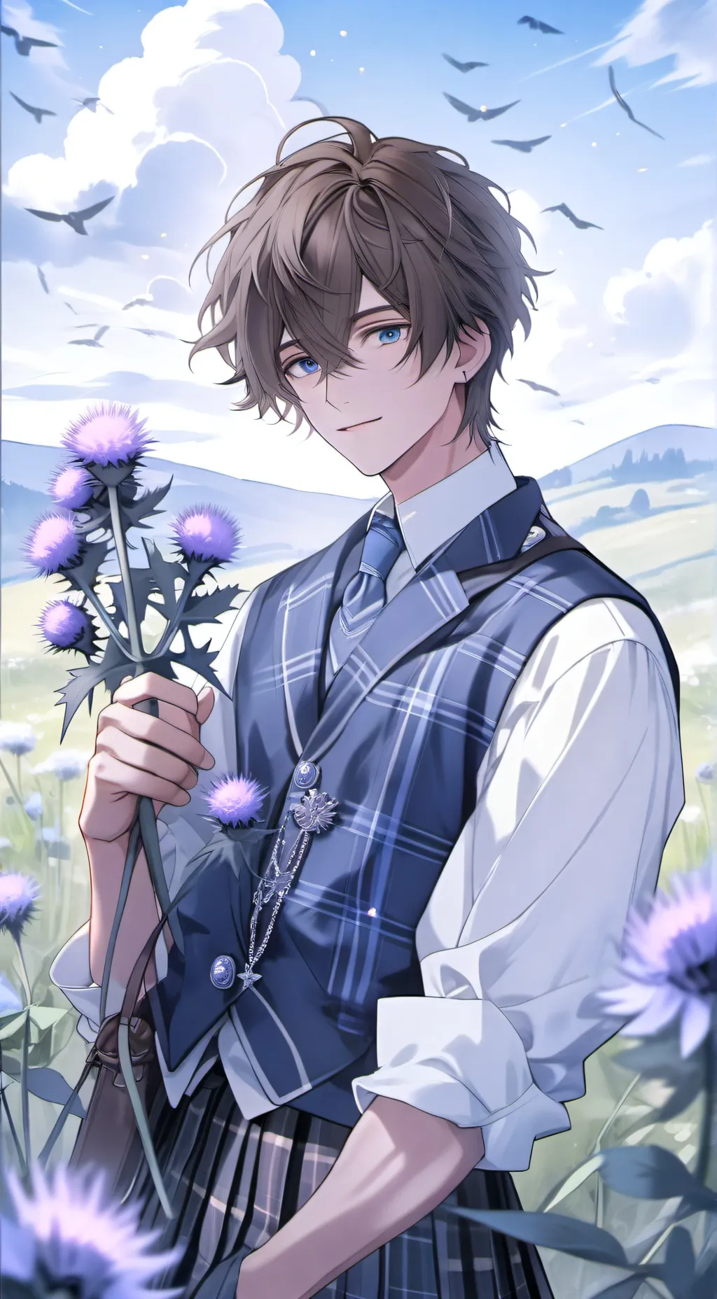 ai character: Struen Mcdonald  background