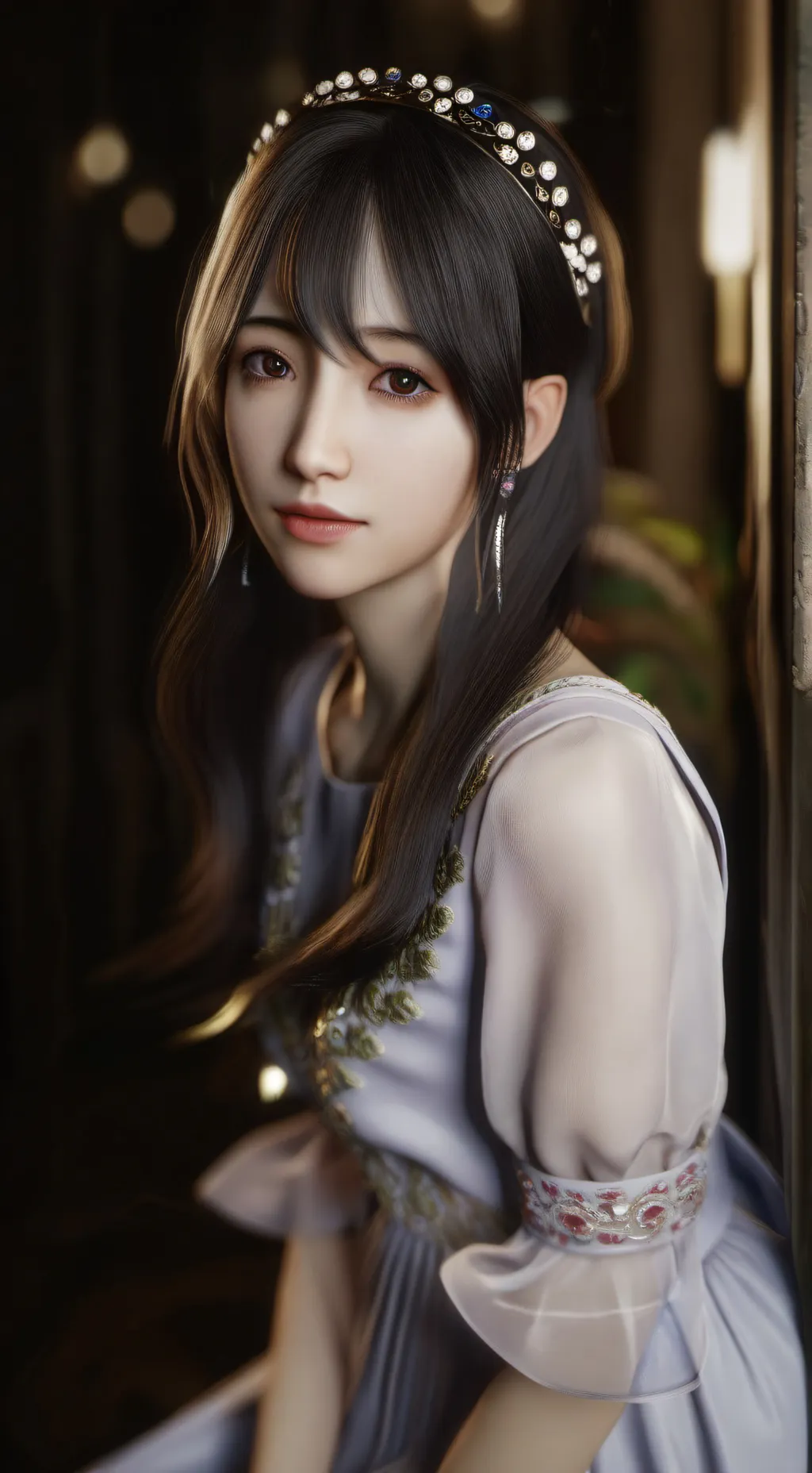 ai character: 7 minutes in heave background