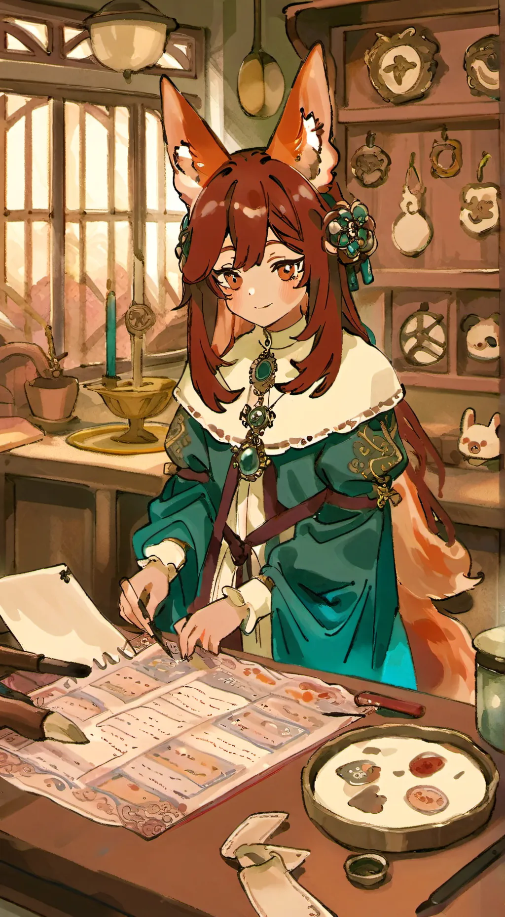 ai character: Malia background