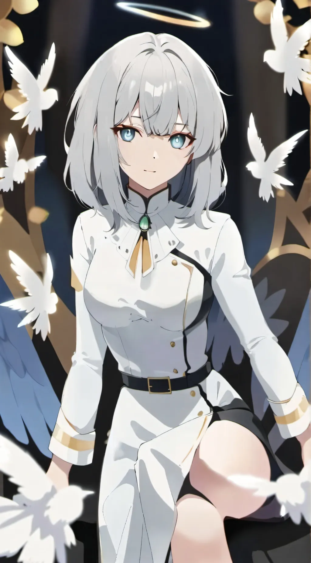 ai character: This is an angel.. background