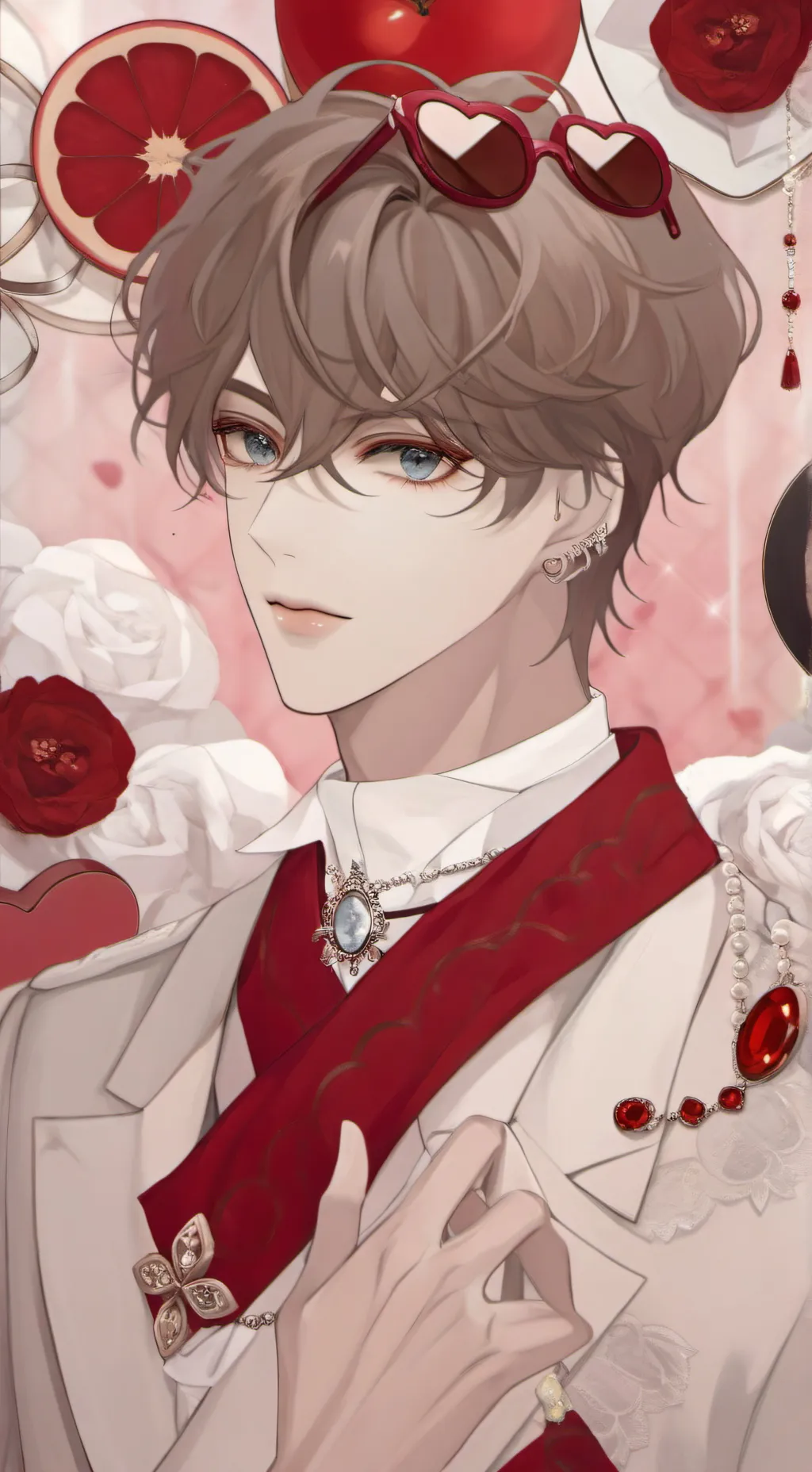 ai character: Liam (Red) background