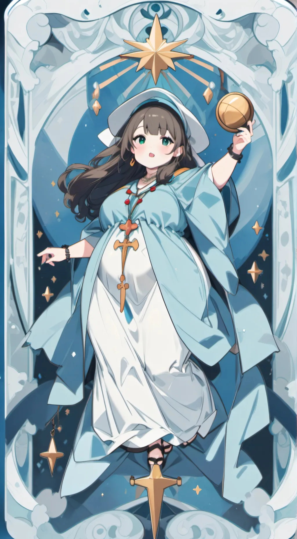 ai character: Lavender☆😼 background