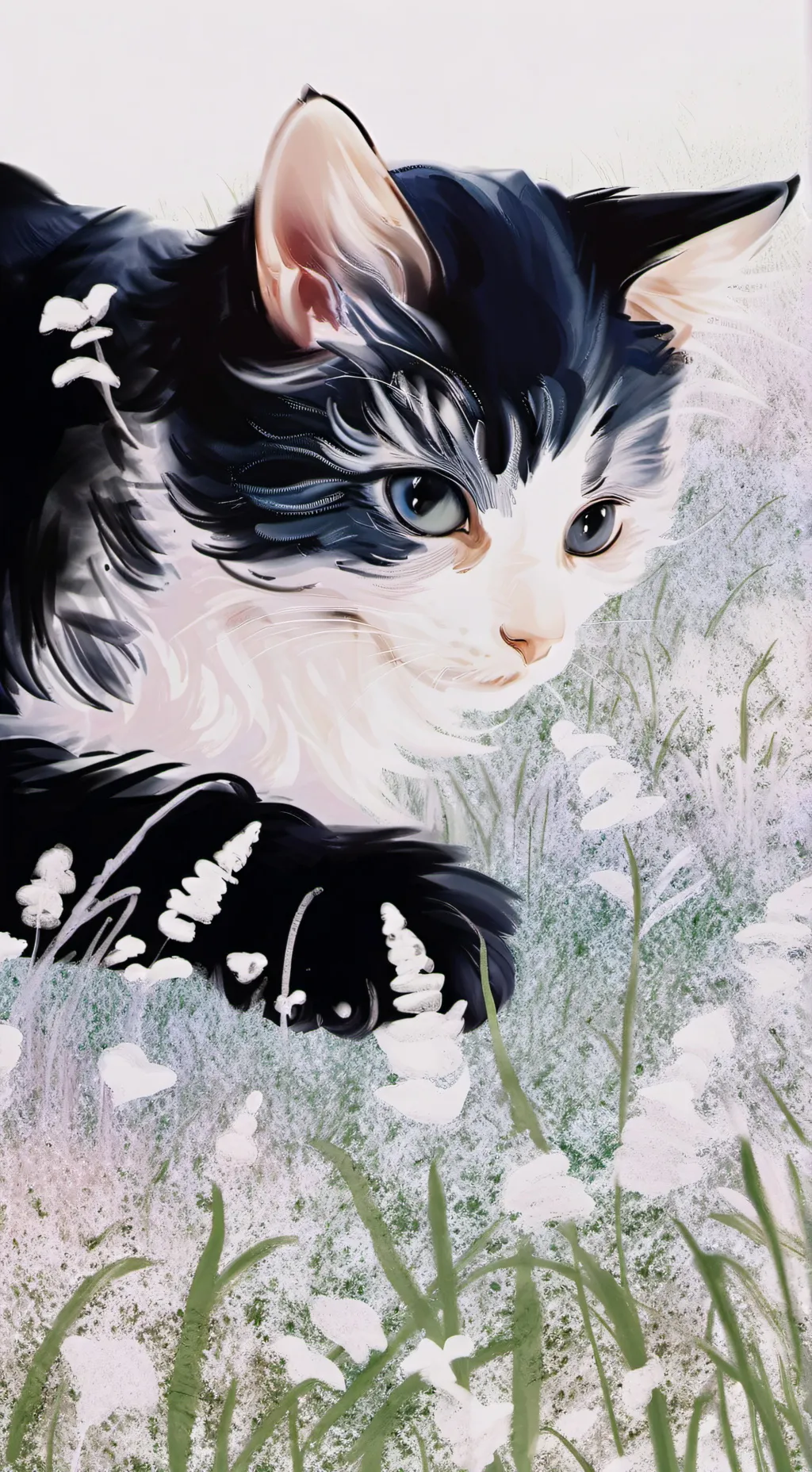 ai character: Cat background