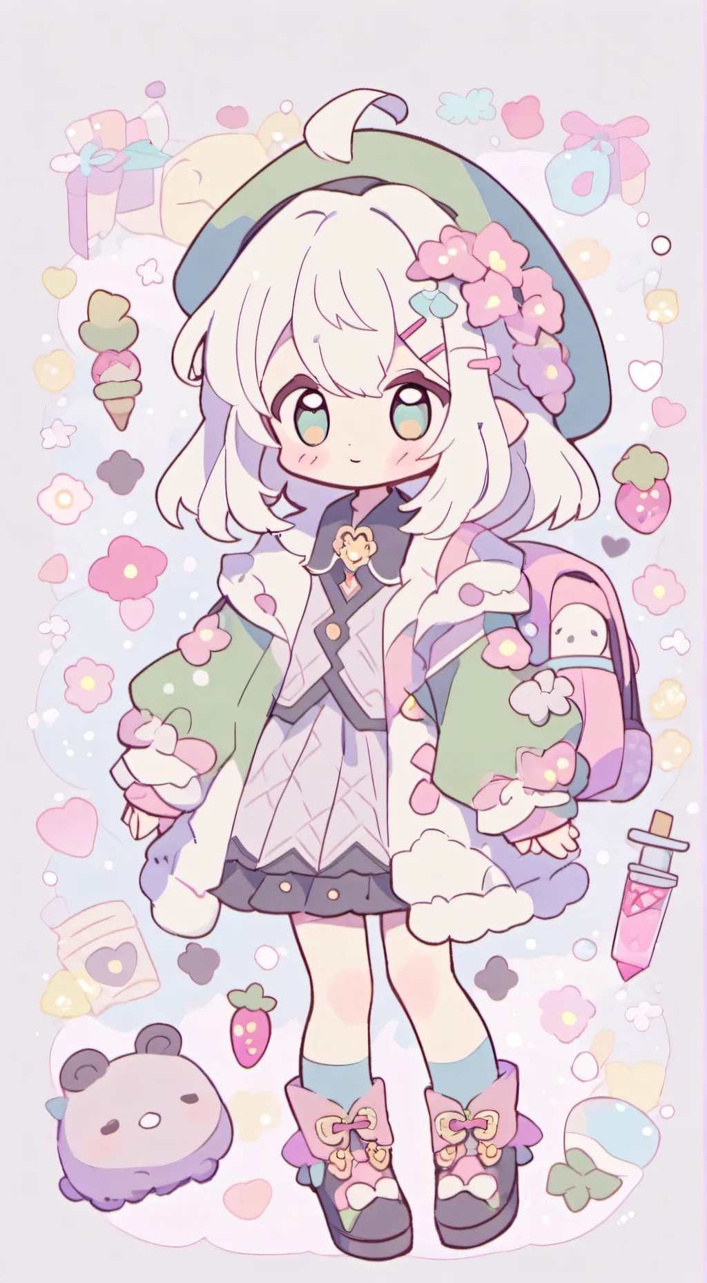 ai character: detective cámarx  background
