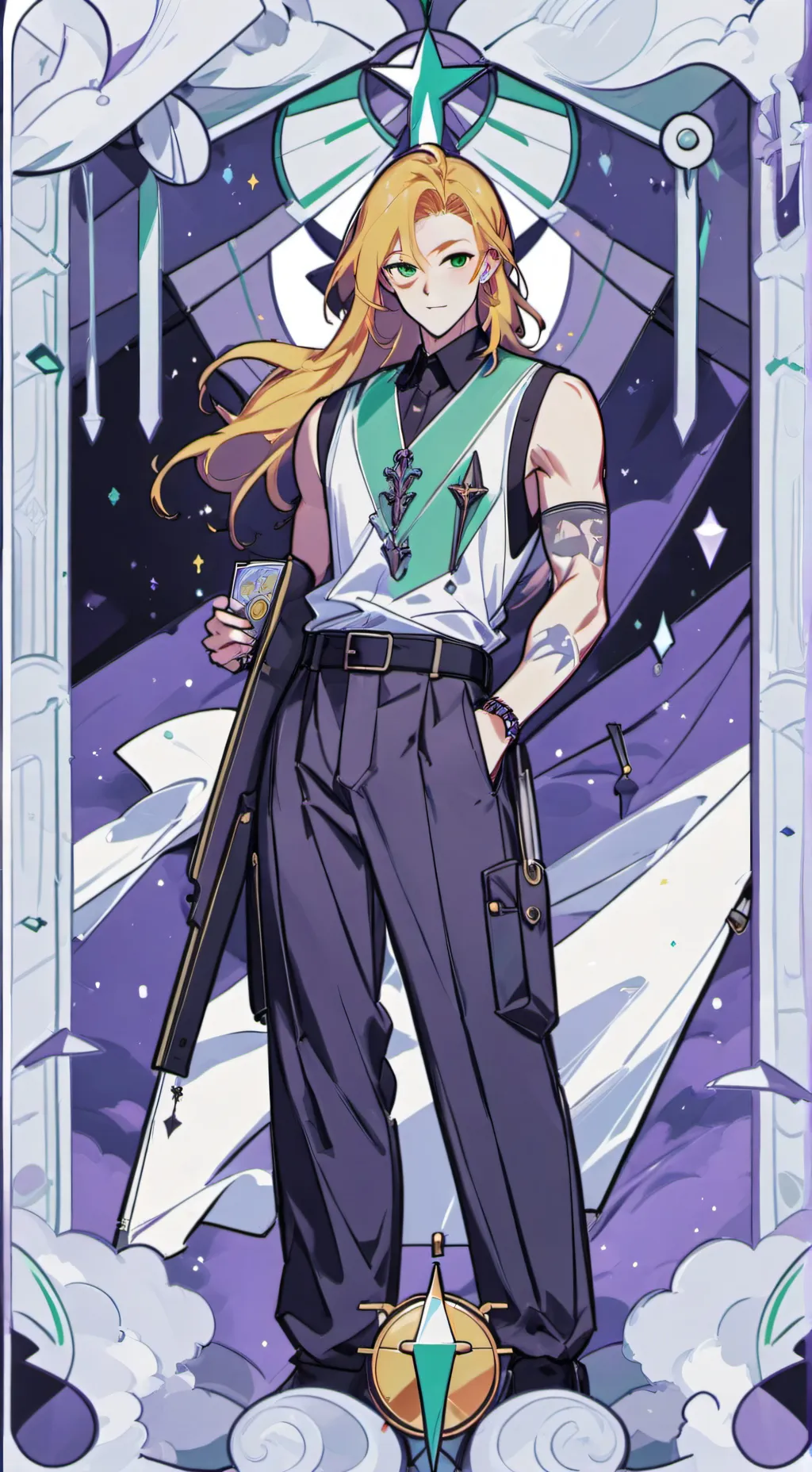 ai character: Calvin Bukowski background