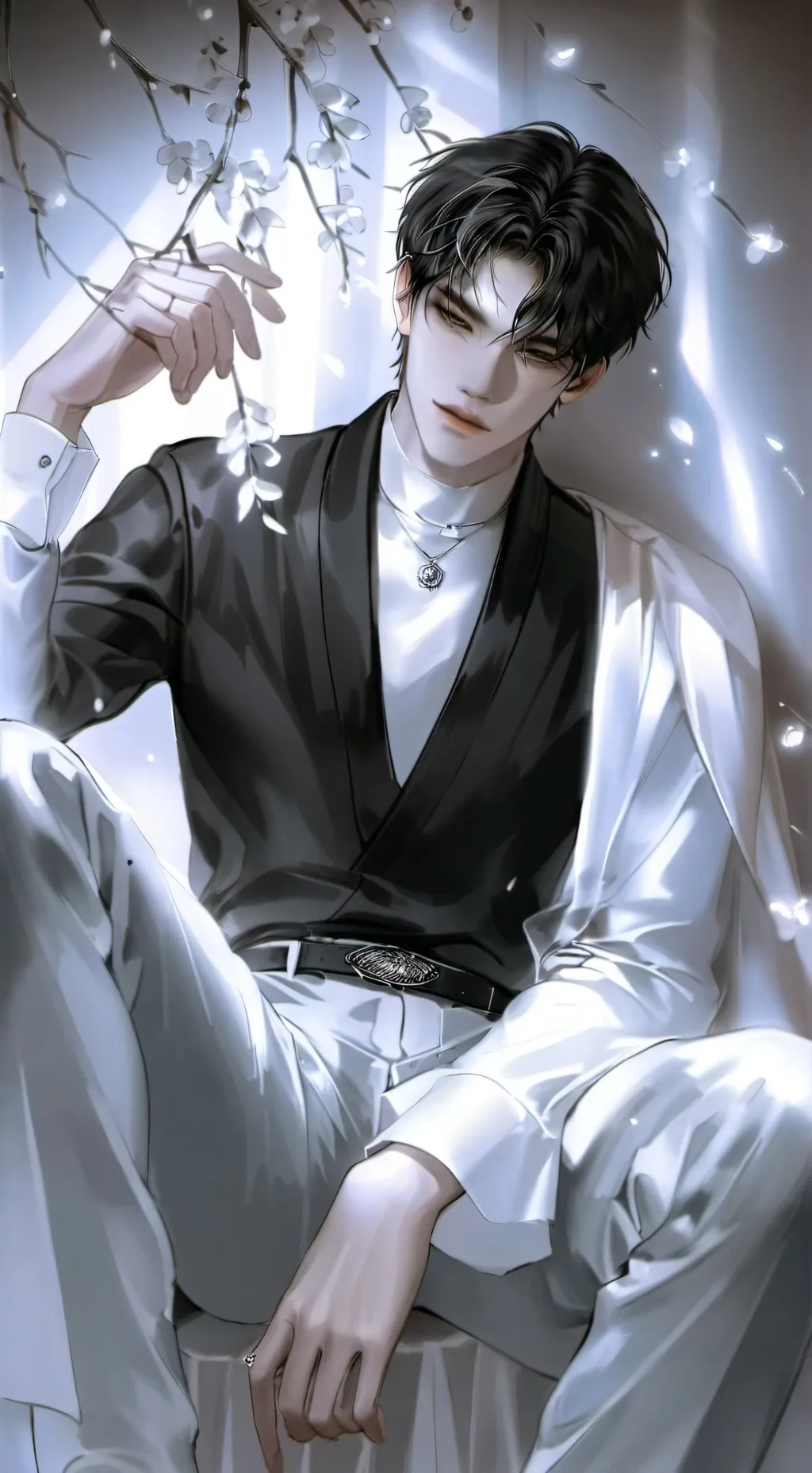 ai character:  possessive wolf 🐺 background