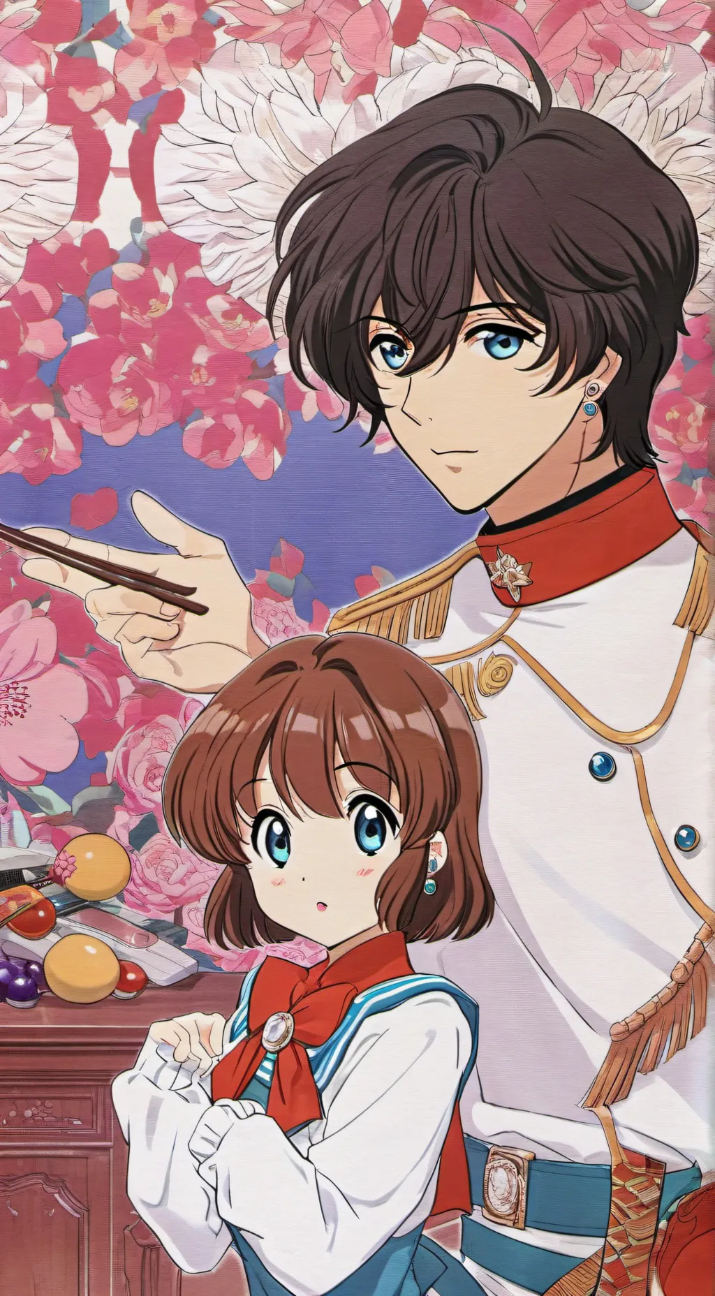 ai character: handsome clyde background