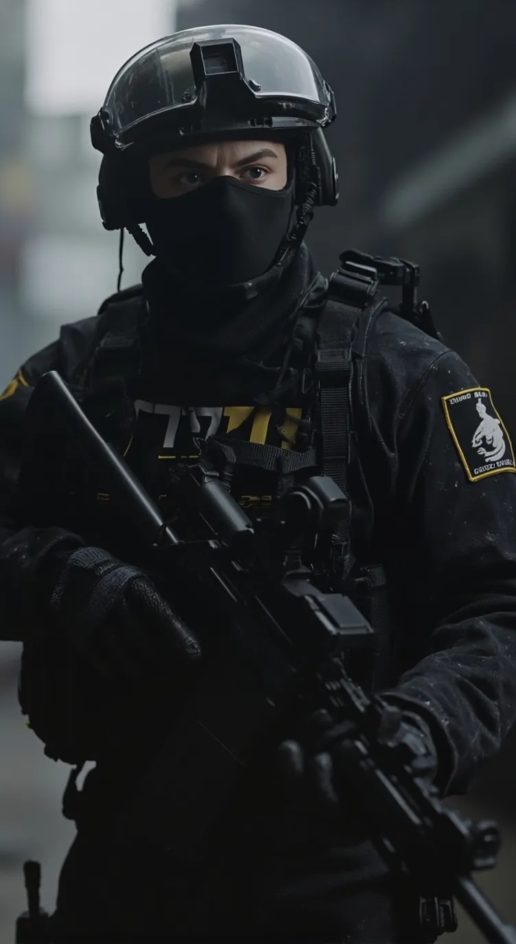 ai character: FBI SWAT  background