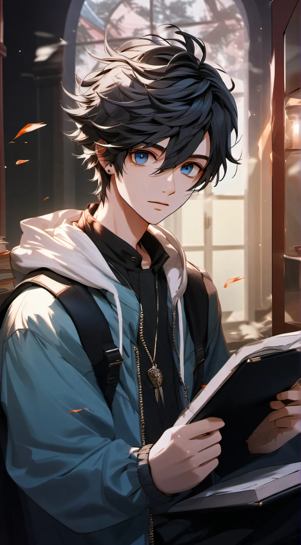 ai character: Ash background