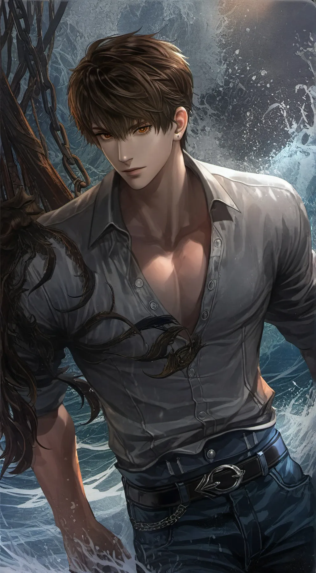 ai character: Nicholas💗💋 background