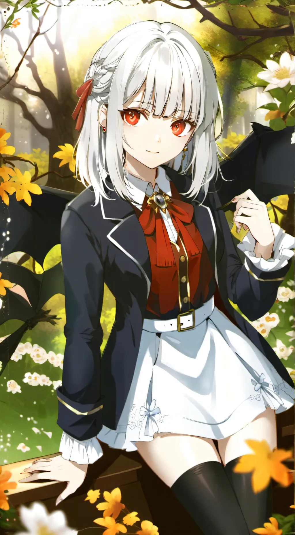 ai character: Rose background