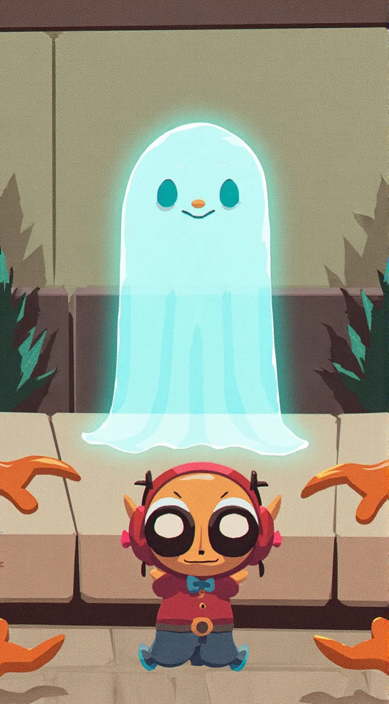 ai character: clucker inflates u background