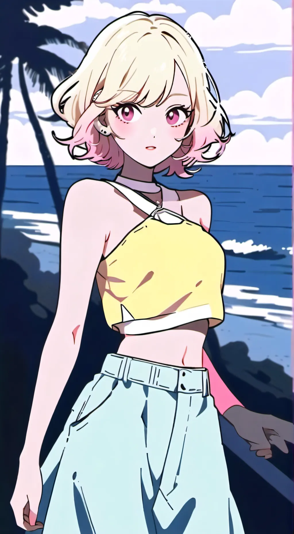 ai character: Mha×new school  background