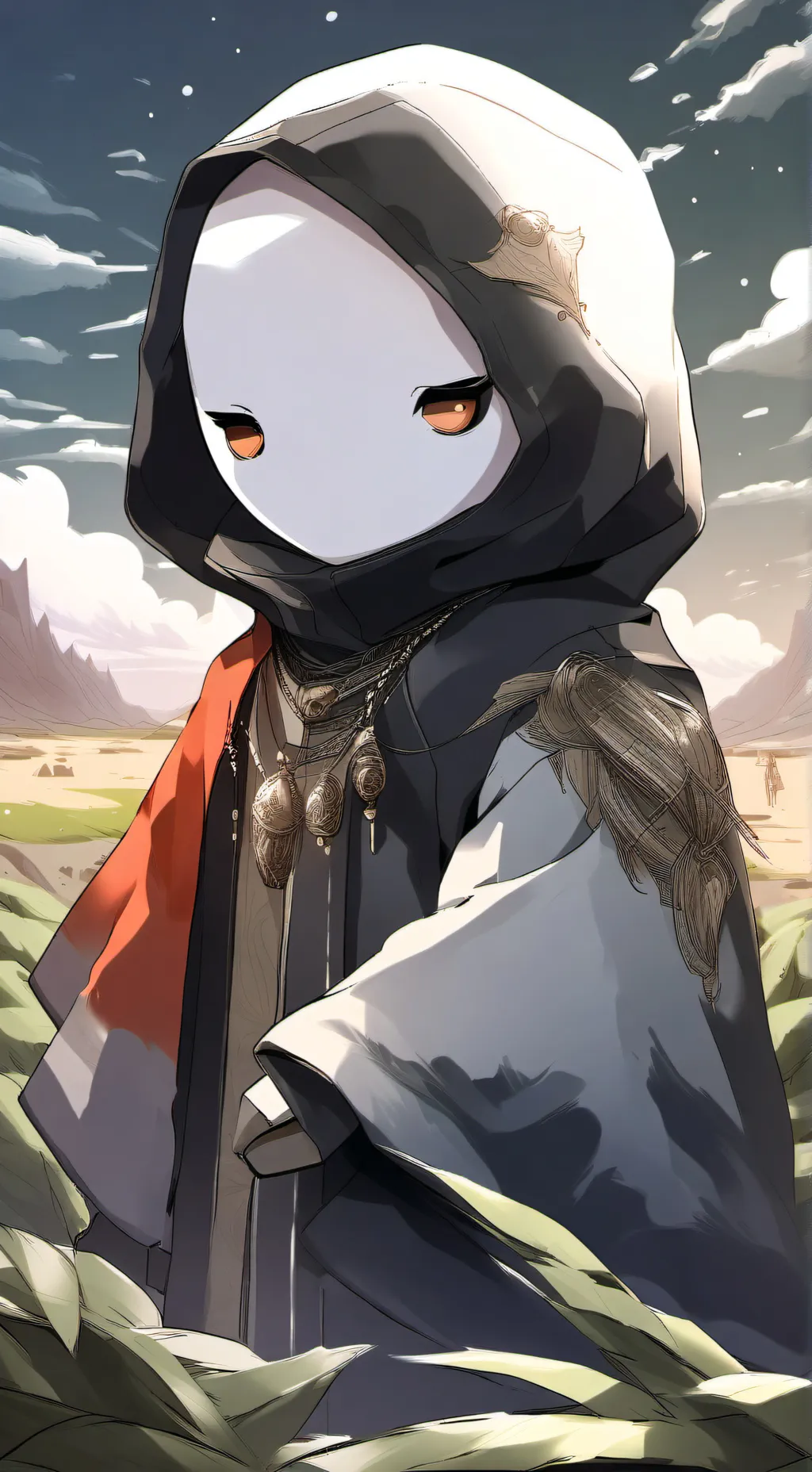ai character: Geno sans background